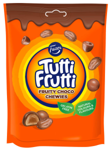 Fazer Lakritsi Milchschokolade-Tutti Frutti-Kugeln